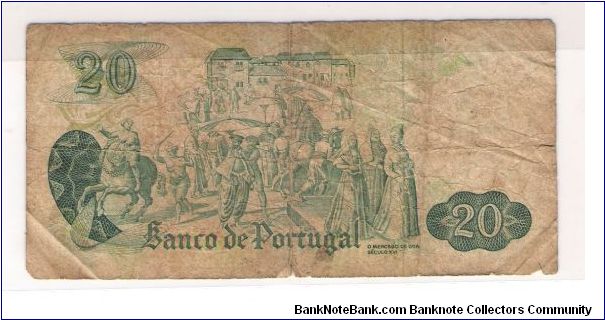 Banknote from Portugal year 1971