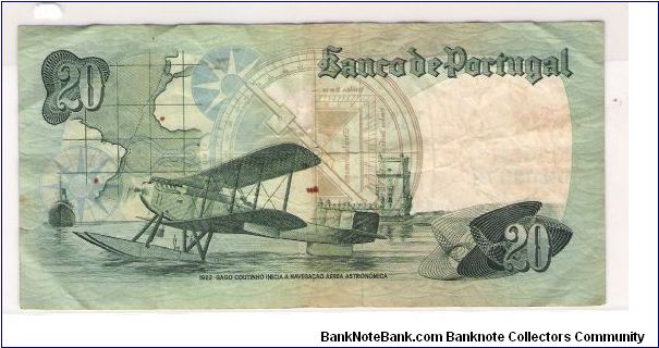 Banknote from Portugal year 1978