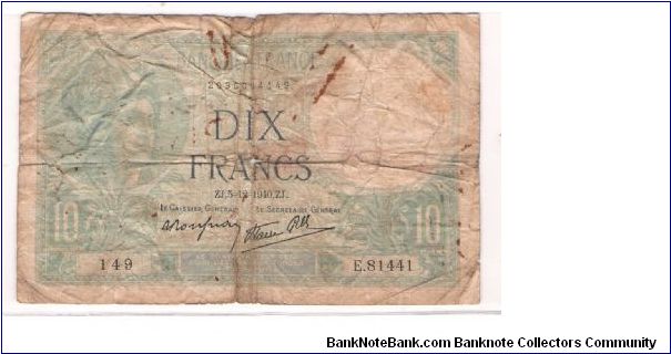FRANCE
10 FRANCS

149
E.81441
2036004149 Banknote