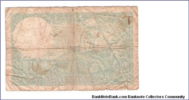 Banknote from France year 1939