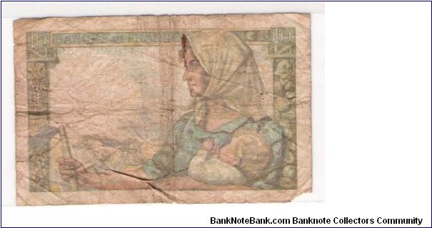 Banknote from France year 1942