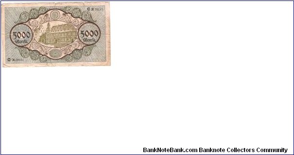 Banknote from Germany year 1923