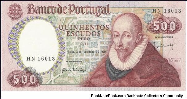 Francisco Sanches Banknote