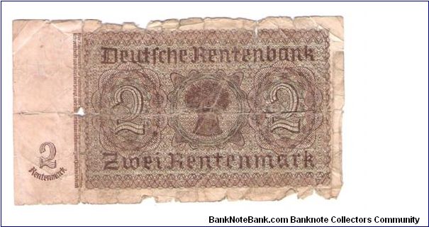 Banknote from Germany year 1937