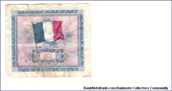 Banknote from France year 1944