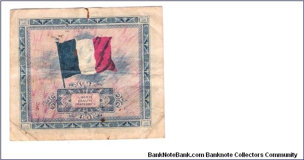 Banknote from France year 1944