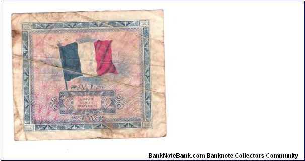 Banknote from France year 1944