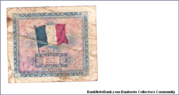 Banknote from France year 1944