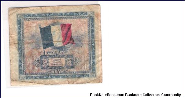 Banknote from France year 1944