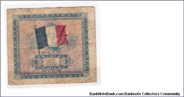 Banknote from France year 1944