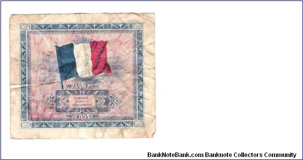 Banknote from France year 1944