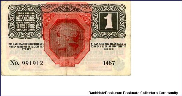 Banknote from Austria year 1916