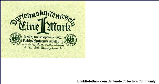 Banknote from Germany year 1922