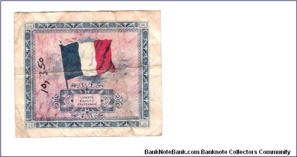 Banknote from France year 1944