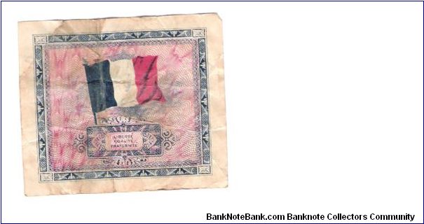 Banknote from France year 1944