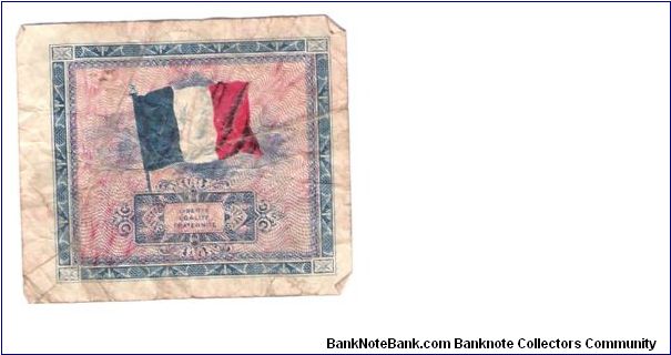 Banknote from France year 1944