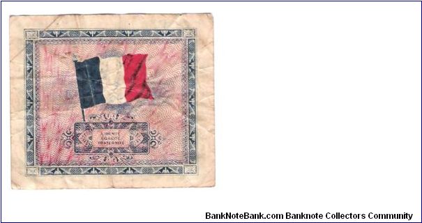 Banknote from France year 1944