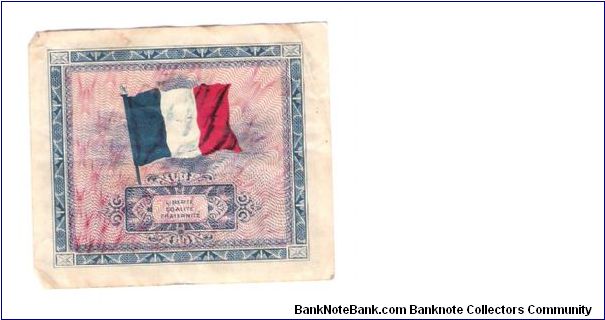 Banknote from France year 1944