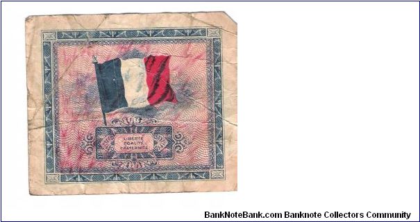 Banknote from France year 1944