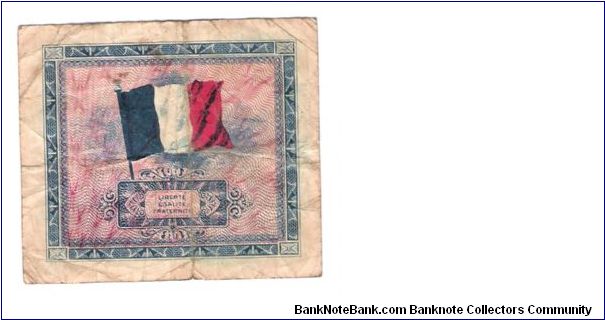 Banknote from France year 1944