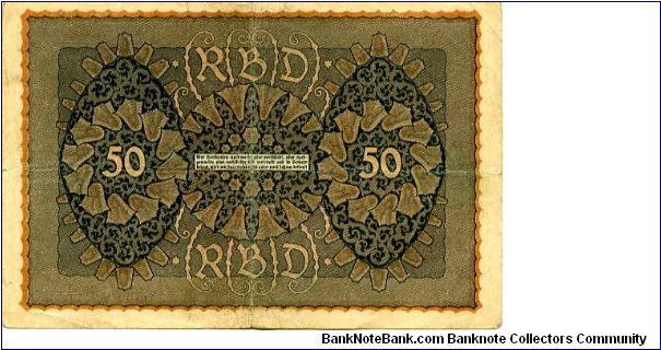 Banknote from Germany year 1919