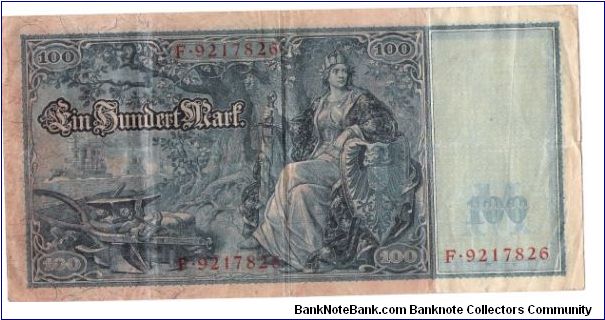 Banknote from Germany year 1910