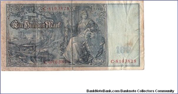 Banknote from Germany year 1910