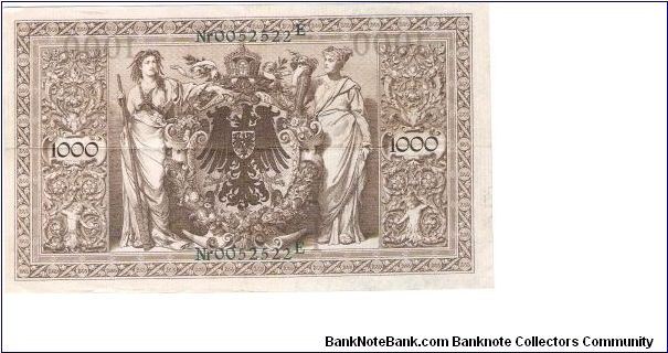 Banknote from Germany year 1910