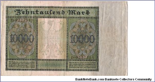 Banknote from Germany year 1922