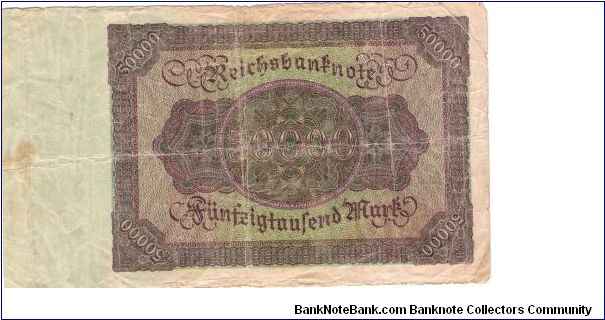 Banknote from Germany year 1922