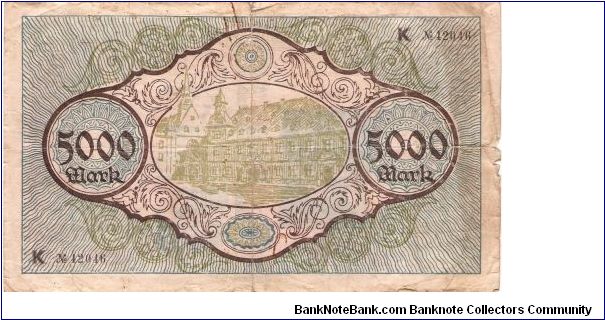 Banknote from Germany year 1923