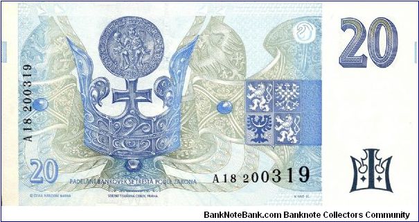 Banknote from Czech Republic year 1994