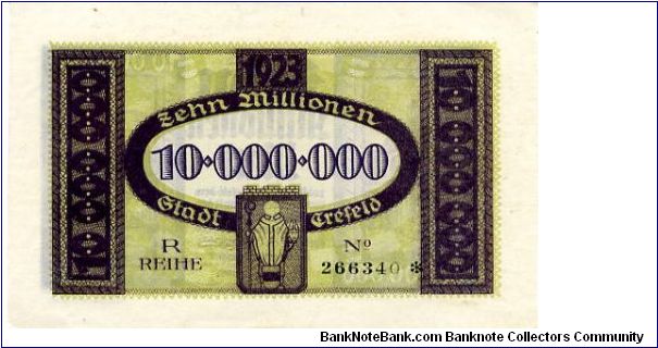 Banknote from Germany year 1923