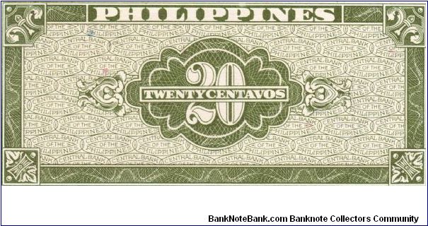 Banknote from Philippines year 1949