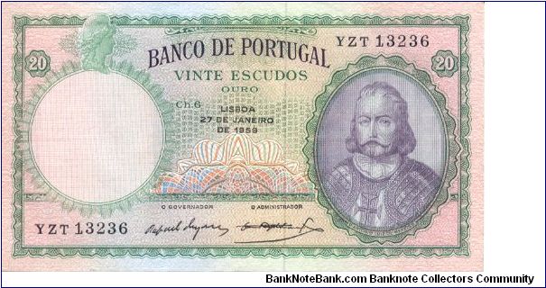 D. António Luiz de Menezes Banknote