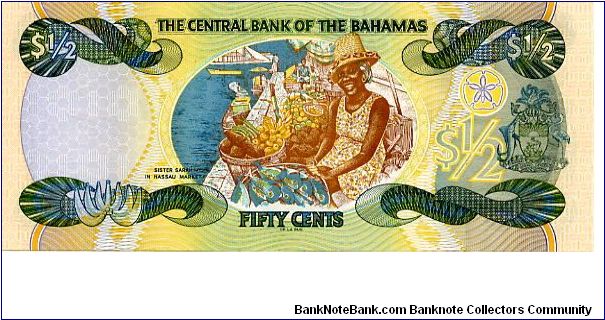 Banknote from Bahamas year 2001