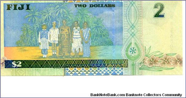 Banknote from Fiji year 2002