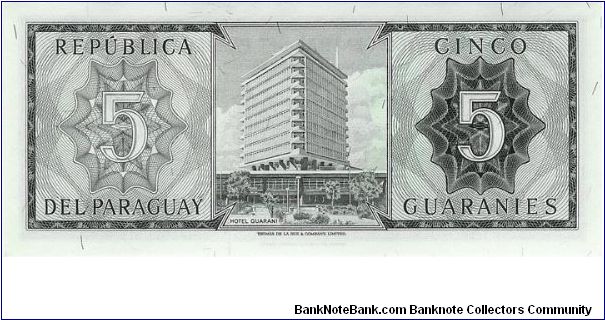 Banknote from Paraguay year 1963