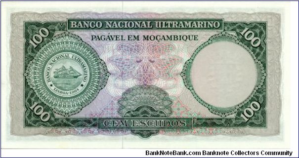 Banknote from Mozambique year 1961