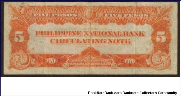 Banknote from Philippines year 1916