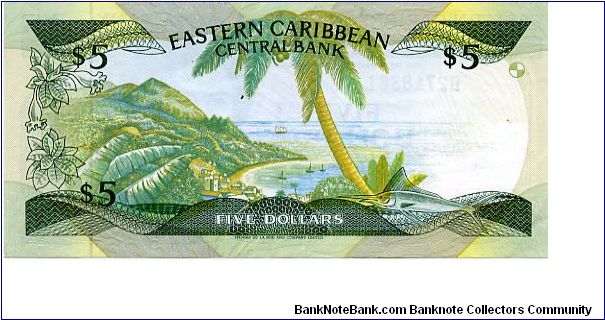 Banknote from Saint Lucia year 1985