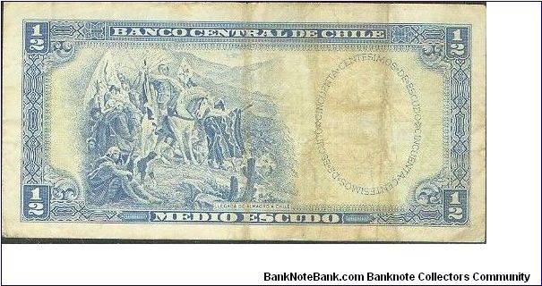 Banknote from Chile year 1965