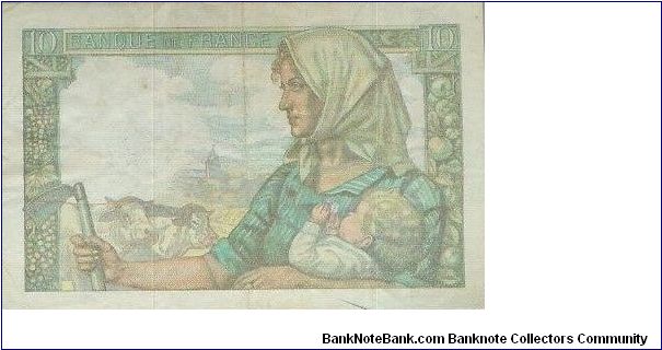 Banknote from France year 1943