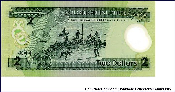 Banknote from Solomon Islands year 2001