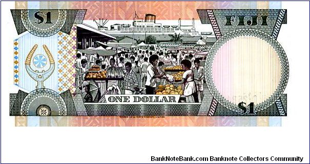 Banknote from Fiji year 1993