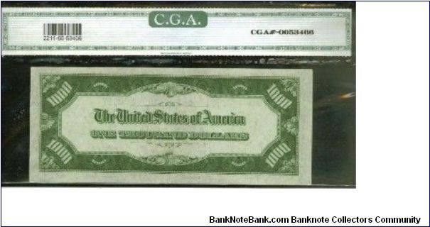 Banknote from USA year 1934