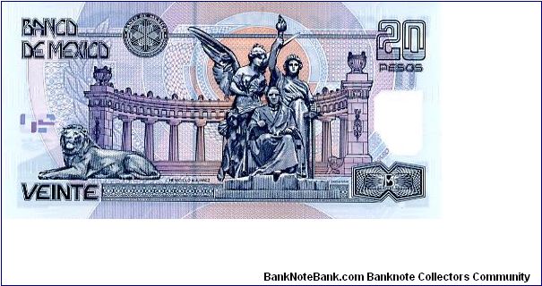 Banknote from Mexico year 2002