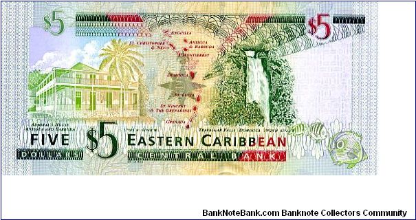 Banknote from Antigua and Barbuda year 2003