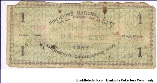 Banknote from Philippines year 1942