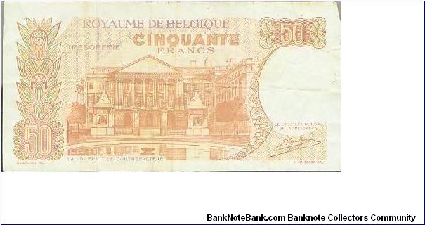 Banknote from Belgium year 1966